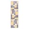 World Rug Gallery Modern Geometric Boxes Yellow/Gray/Ivory Runner Rug 2'x7' 2072YELLOW2X7 - alternate 7